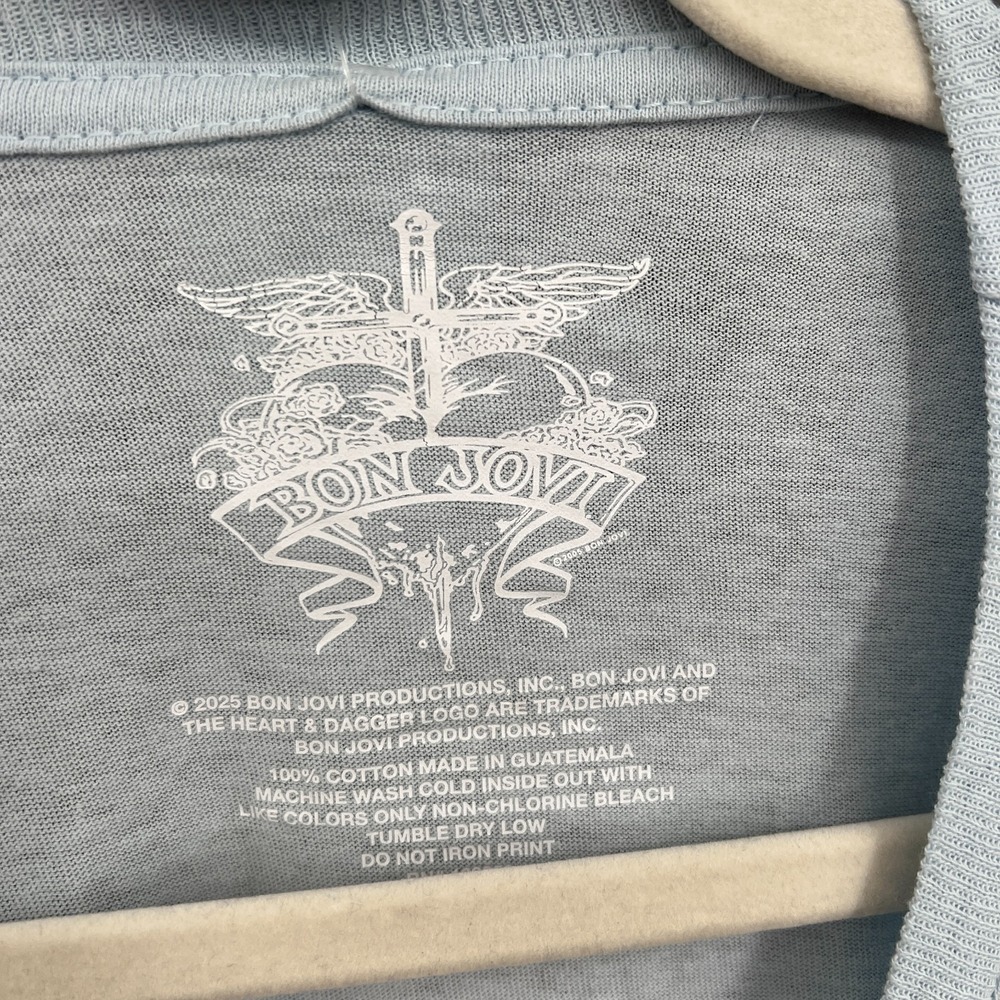 NEW Bon Jovi The American Tour graphic band t-shirt biker indie sleaze retro XS - Picture 5 of 8